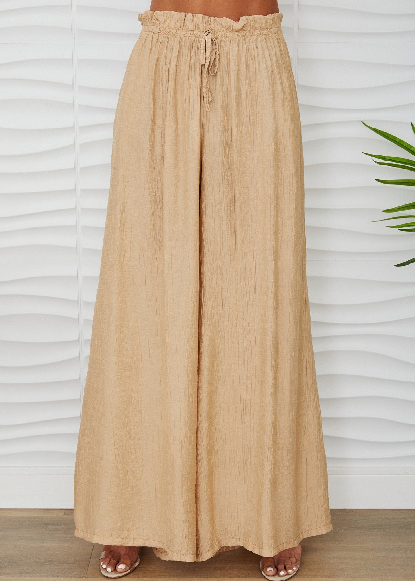 Milio Milano Crinkle Wide Leg Pant