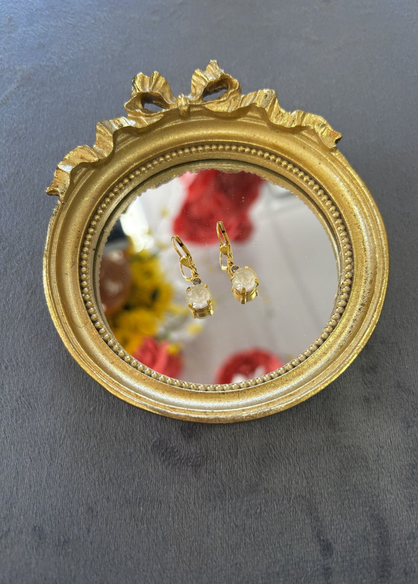 LVP Gold Crystal Earring