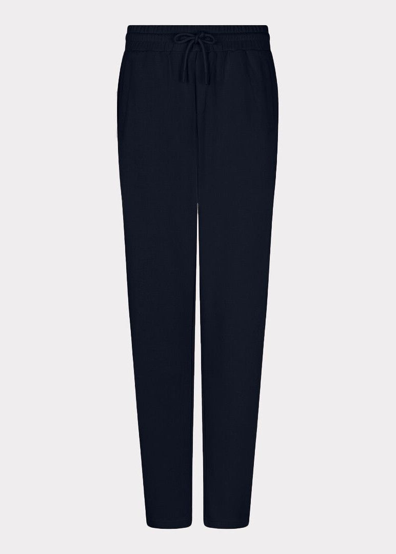 Esqualo Crinkle Trousers, Modal Black