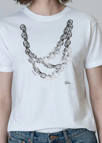 C. Press Hardware Mushie Tee - White