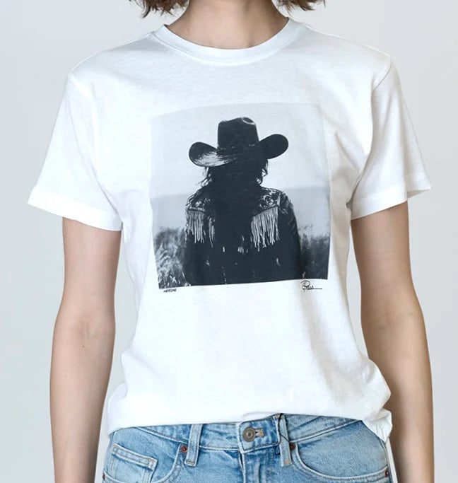 C. Press Heroine Mushie Tee - White