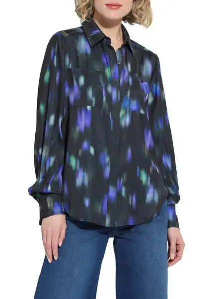 Lysse Aitana Utility Pleated Detail Blouse, Motion