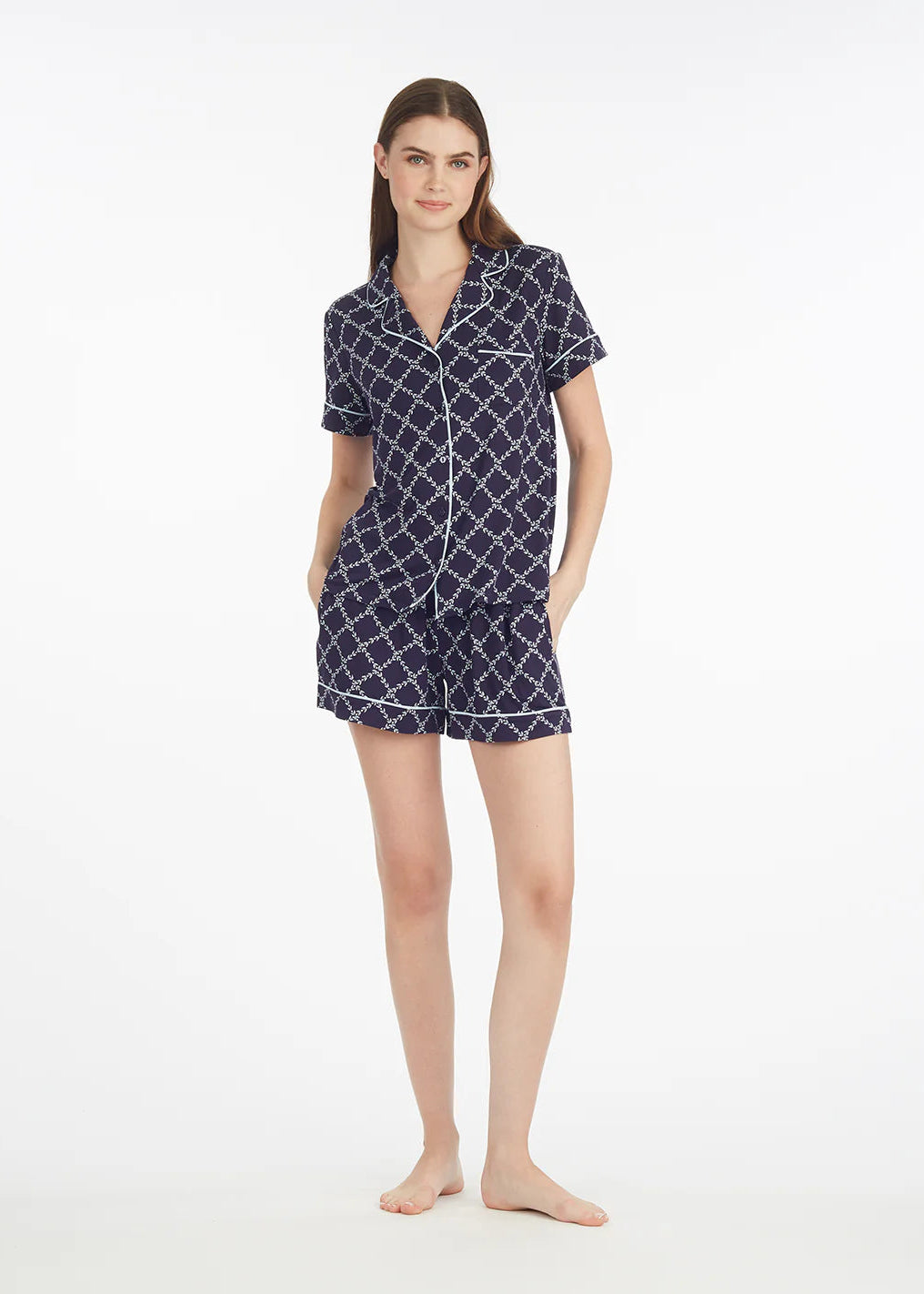 Draper James PJ Set Vine Lattice