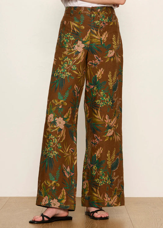 Sanctuary The Linen Marine Wide Leg - Vintage Ivy