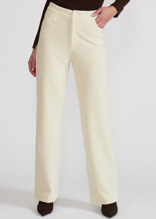 Lucy Paris Adam Cord Cream Pant
