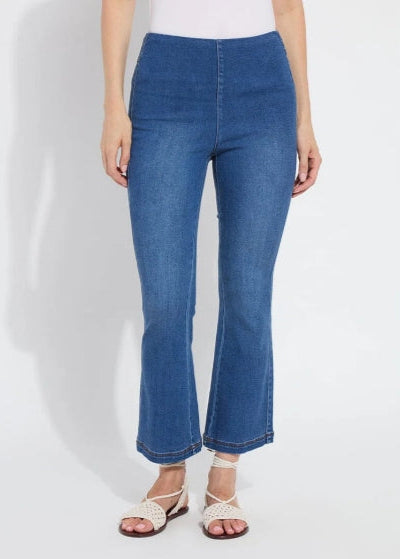 Lysse Jade Stretch Tencel Denim Flare Jean