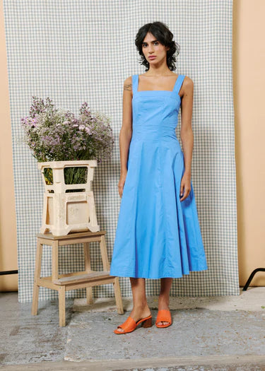 FRNCH Alfreda Dress Bleu Lavande
