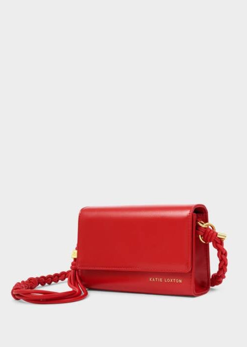 KL Arden Braided Mini Bag Red