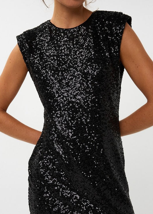 Esqualo Black Sequin Dress