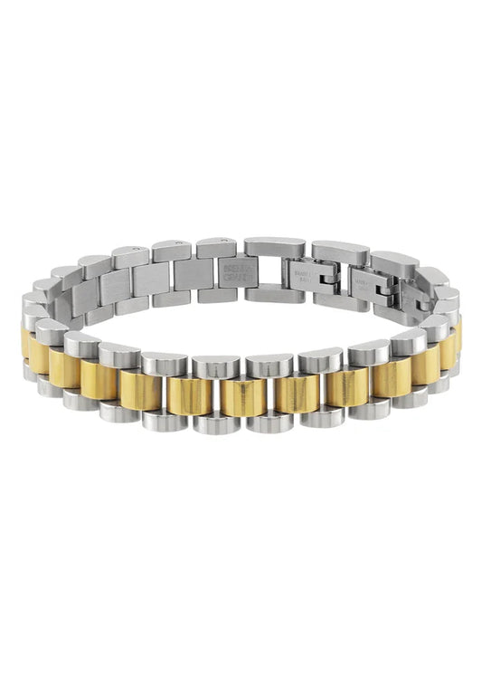 Brenda Grands Waterproof Two Tone Watch Band