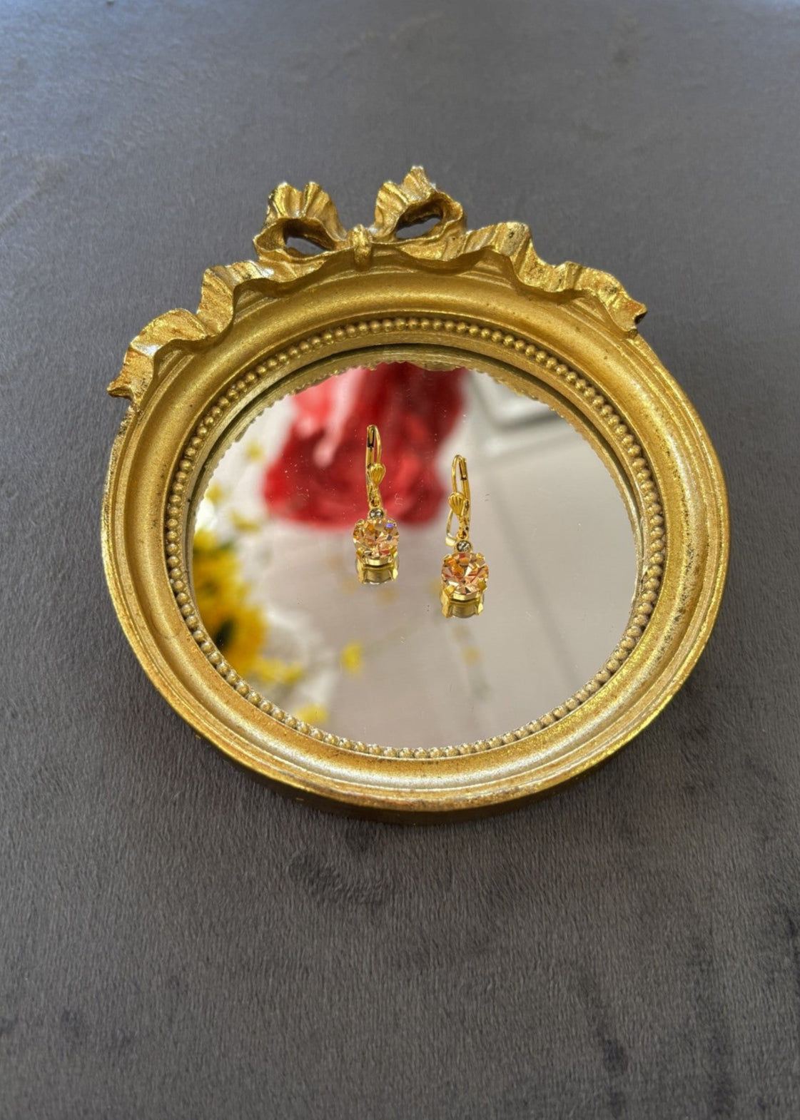 LVP Gold Crystal Earring