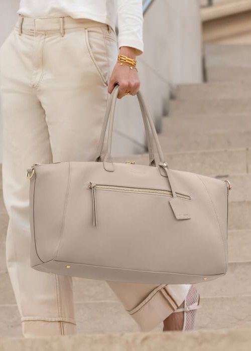 Chelsea Weekend Bag- Light Taupe