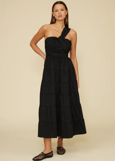 Lucy Paris Christy Poplin Dress Black
