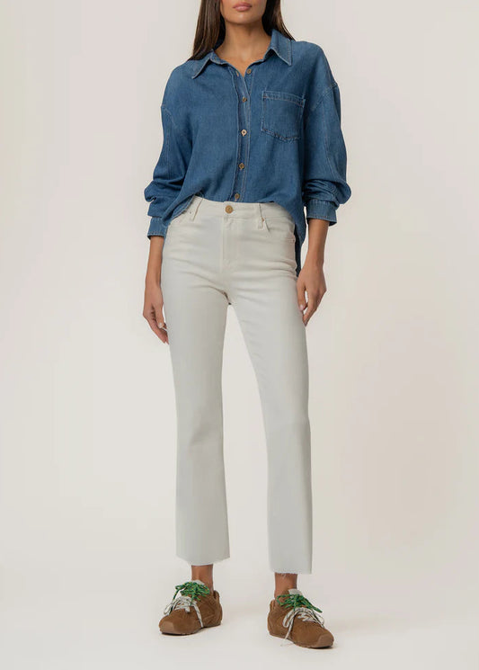 Kut Kelsey High Rise Ankle - Cream