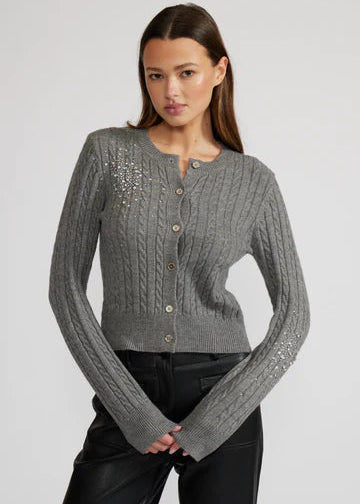 Lucy Paris Elton Crystal Cardigan