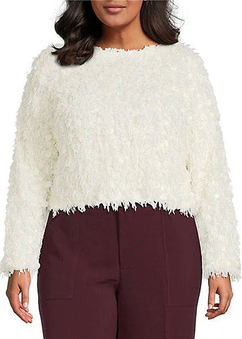 Lucy Paris Erna Fuzzy Sweater Top