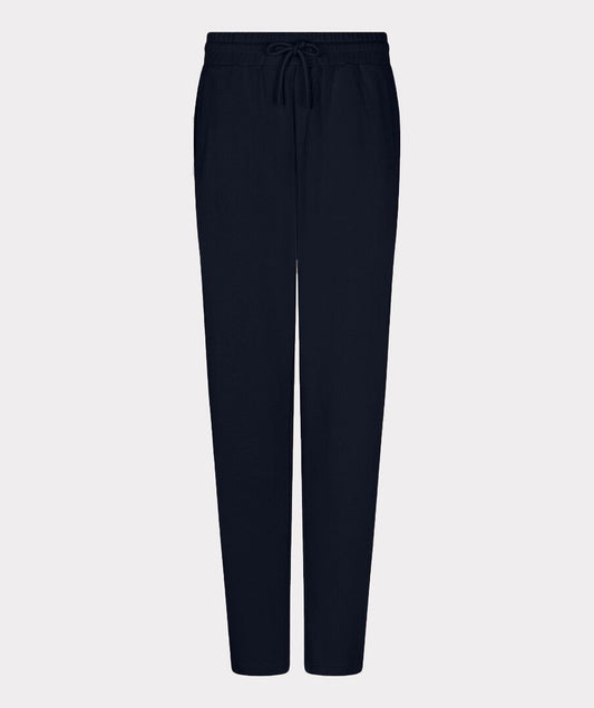 Esqualo Crinkle Trousers, Modal Black