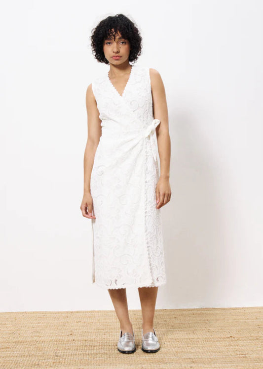 FRNCH Ahava Dress Blanc