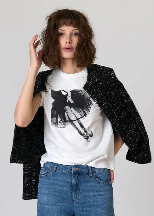 C Press Girl Next Door Mushie Tee