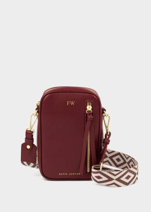 KL Hallie Small Crossbody Bag Cherry