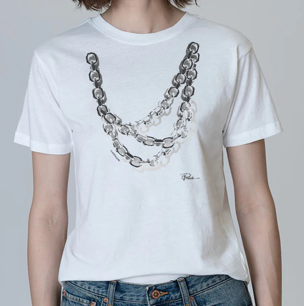 C. Press Hardware Mushie Tee - White