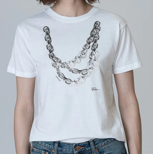 C. Press Hardware Mushie Tee - White