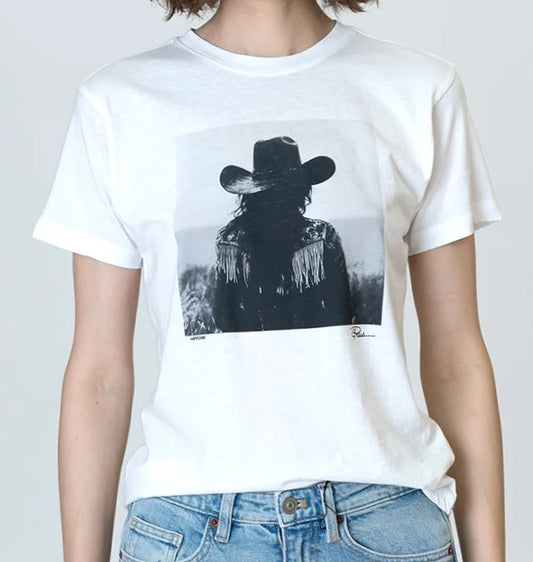 C. Press Heroine Mushie Tee - White