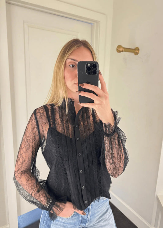 Lucy Paris Lizette Lace Top