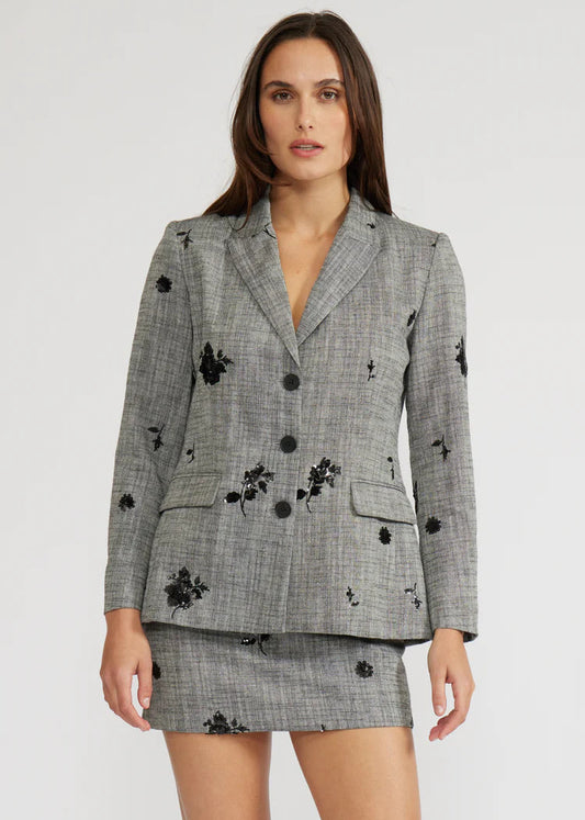 Lucy Paris Louisa Blazer Grey