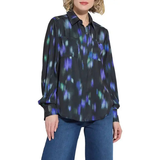 Lysse Aitana Utility Pleated Detail Blouse, Motion