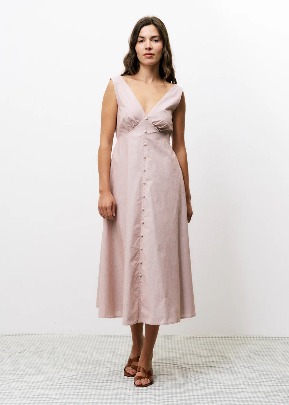 FRNCH Naidy Dress Brique
