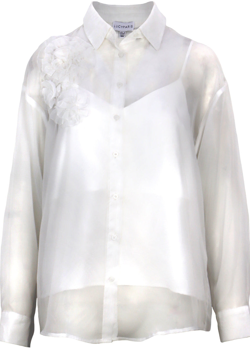 Lucy Paris Quincy Button Down White