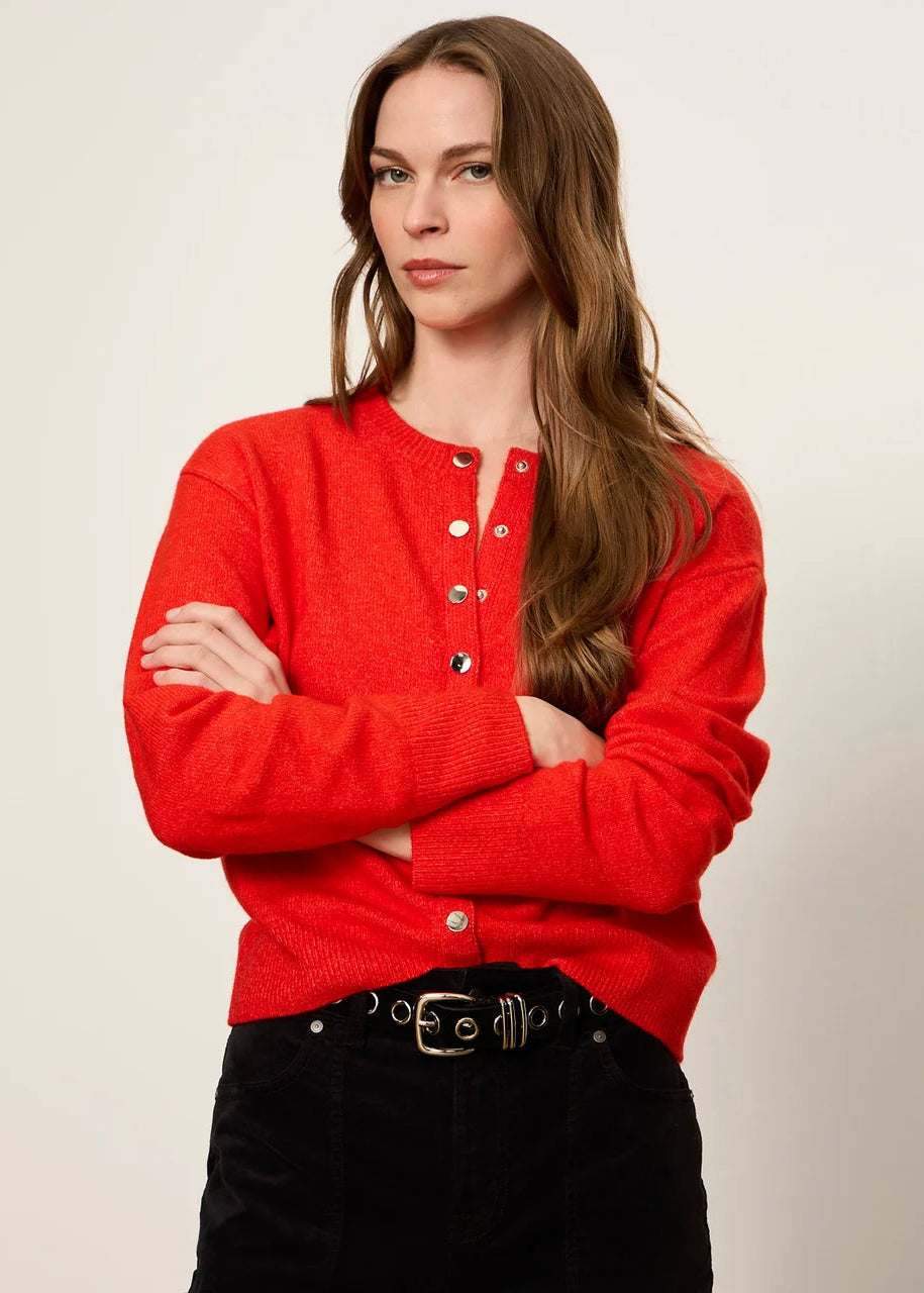 Sanctuary Must Have Snap Cardigan - Red Hot