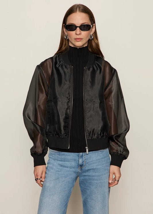 Sanctuary Shane Organza Bomber Black
