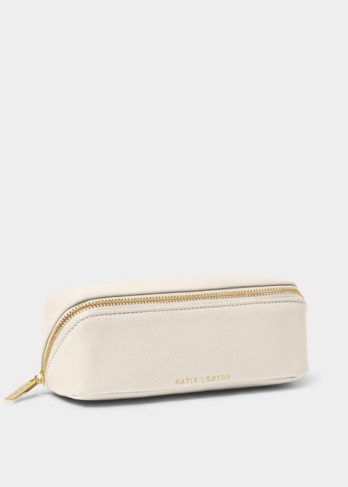 KL Small Makeup Bag Off White