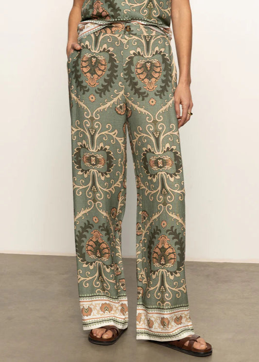Sanctuary Soft Trouser Mezzo Sage