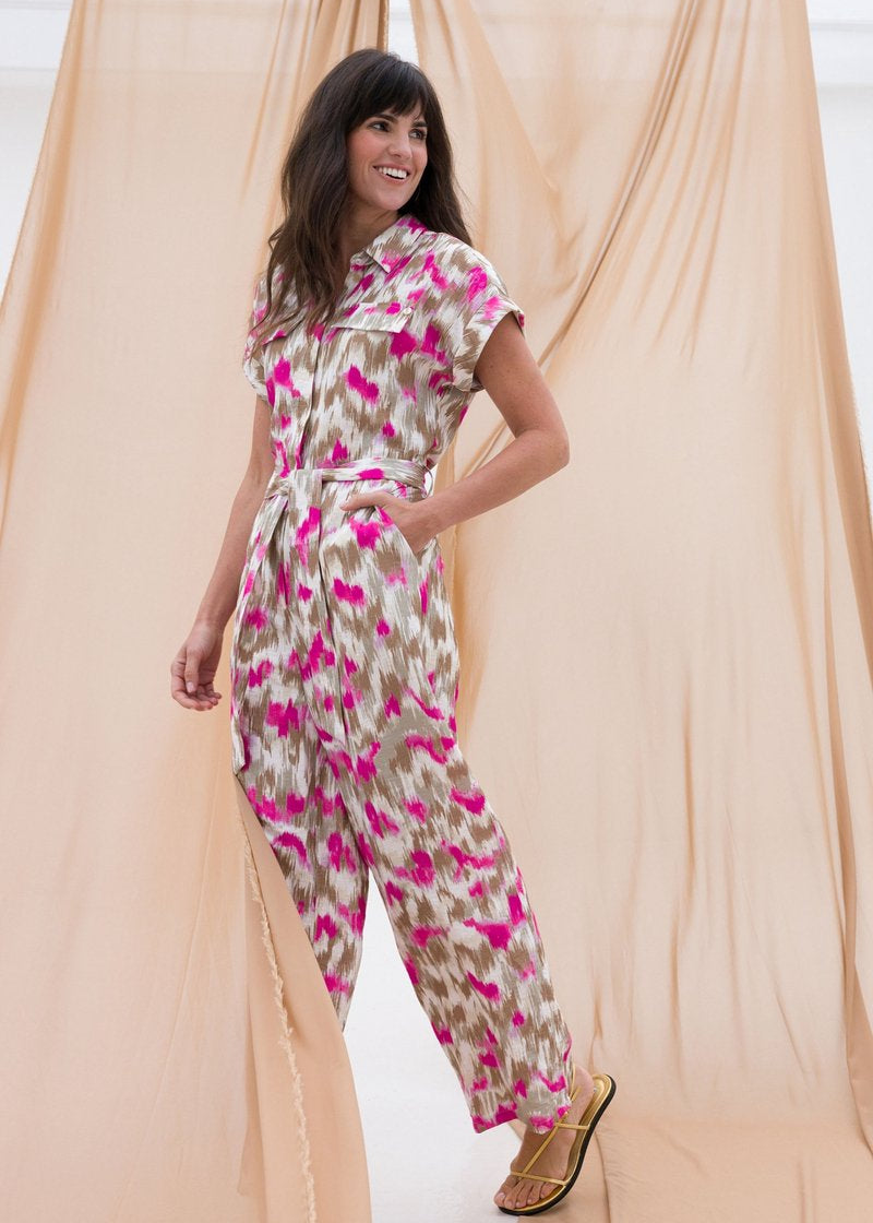 Yest Tamara One Piece Fuchsia/Multi-Colour