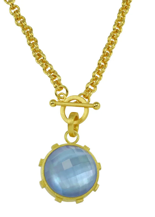 Betty Carre Flora Stone Tanzanite Necklace